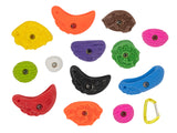 5 pounds of bulk loose climbing holds by element climbing